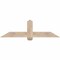 Ekena Millwork Eugene Smooth Timber Gable Bracket, Douglas Fir, 60"W x 17"H x 3 1/2"D x 5 1/2"F, 7/12 Pitch GBW060X17X0406EUG00SDF - alternate 1